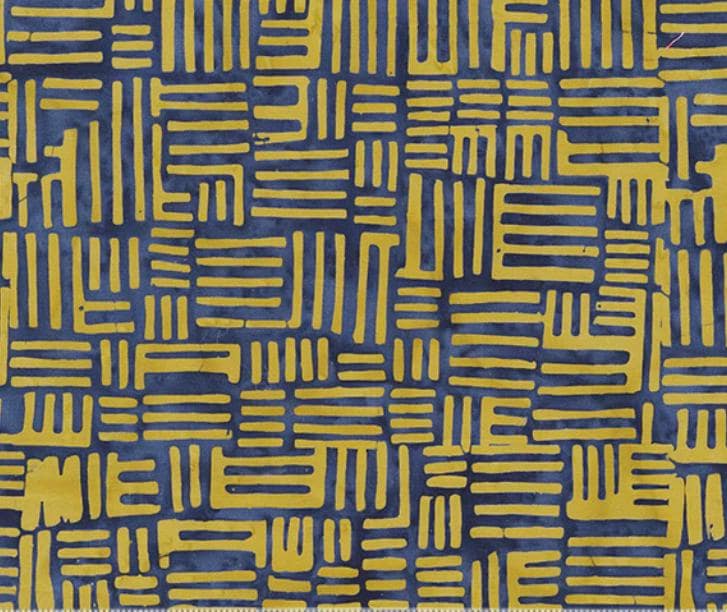 Layers in Collegiate from Stenographers Notebook by Marcia Derse for Windham Fabrics - 1/2 Yard - Gold on Black