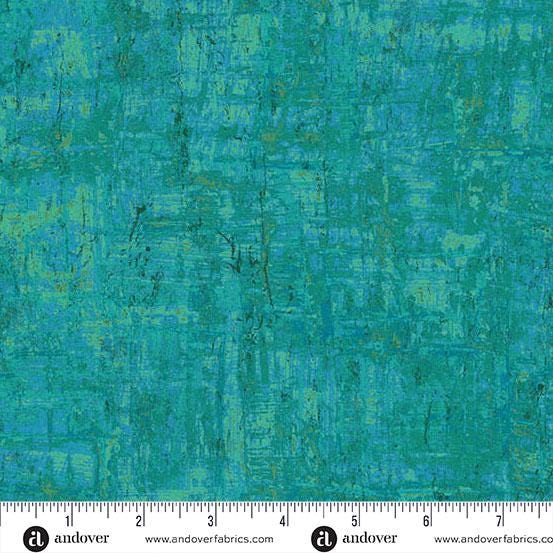 Nitty Gritty by Jordan Fabrics for Andover - 1/2 Yard Turquoise Blue Blender - A-1434-LT