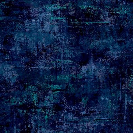 Navy from Vibe 45" for QT Fabrics - 1/2 Yard - Mottled Dark Blue Blender