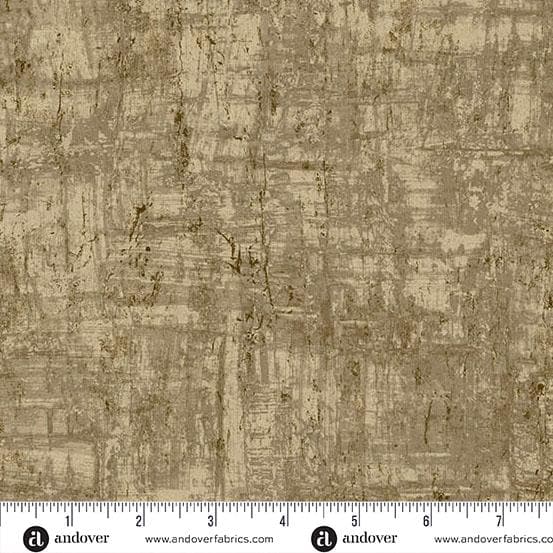 Nitty Gritty by Jordan Fabrics for Andover - 1/2 Yard Granite - Tan Blender - A-1434-N3