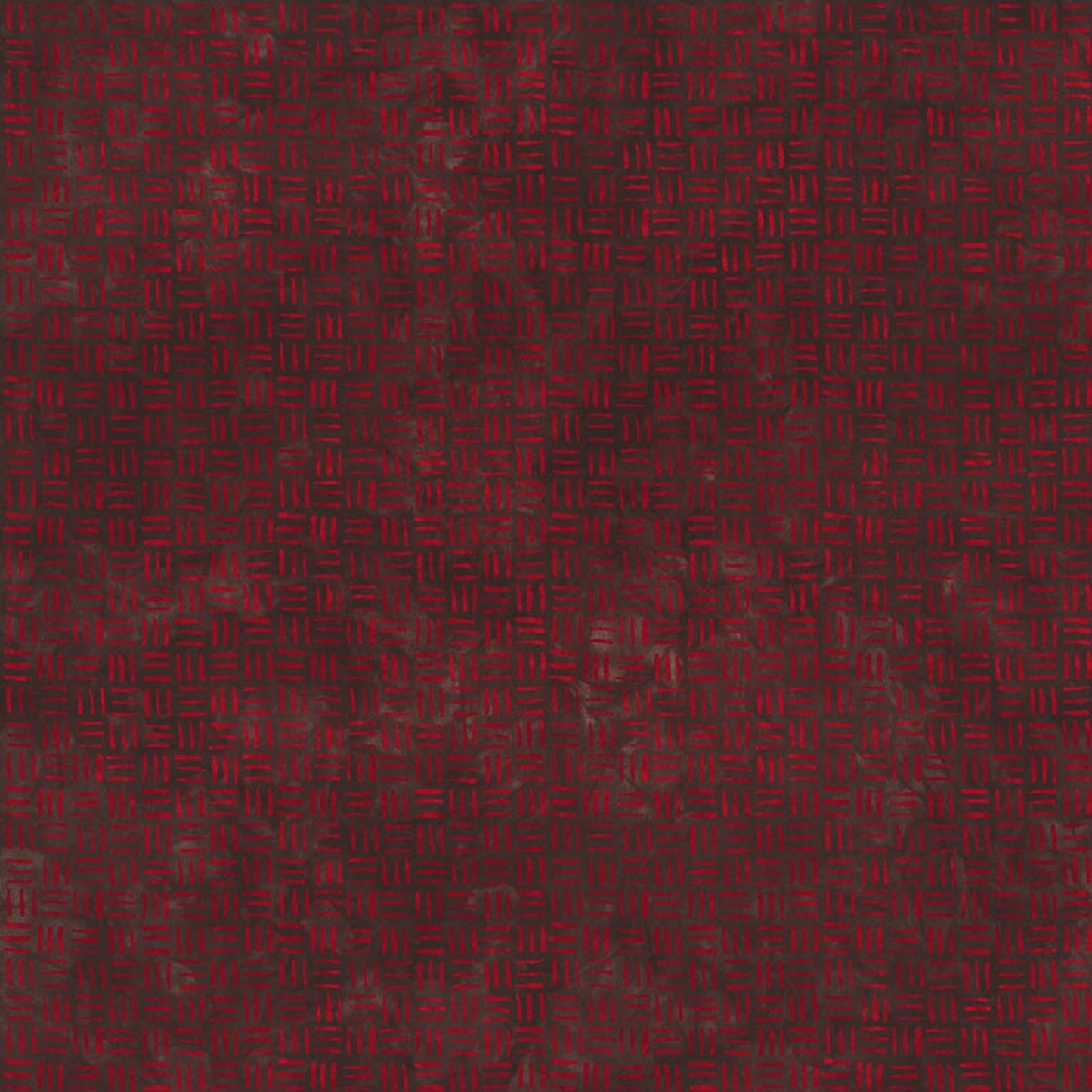 Grand Lake by Janine Burke for River's Bend - Half Yard Modern Basketweave Red on Brown