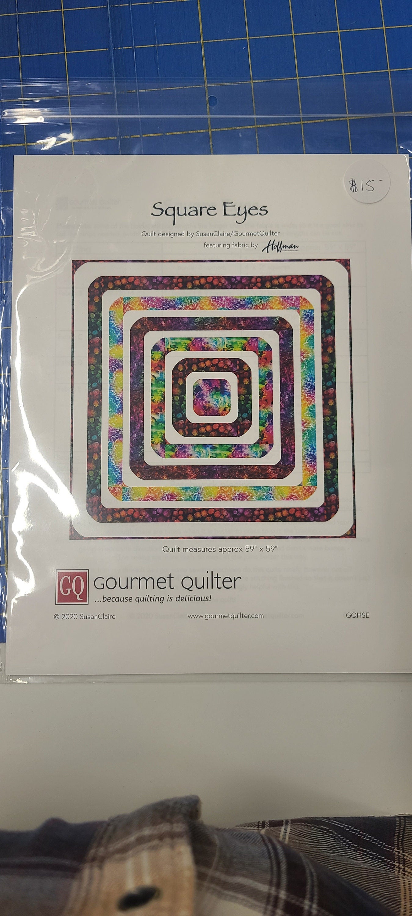 Square Eyes by SusanClaire from Gourmet Quilter