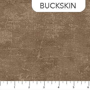 Buckskin from Canvas for Northcott Fabrics - Half Yard - Light Brown Canvas Textured Blender