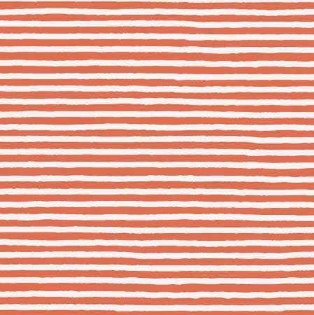 Stripes from Gothic Whimsy for Cloud9 Fabrics - 1/2 Yard Orange and White Stripes