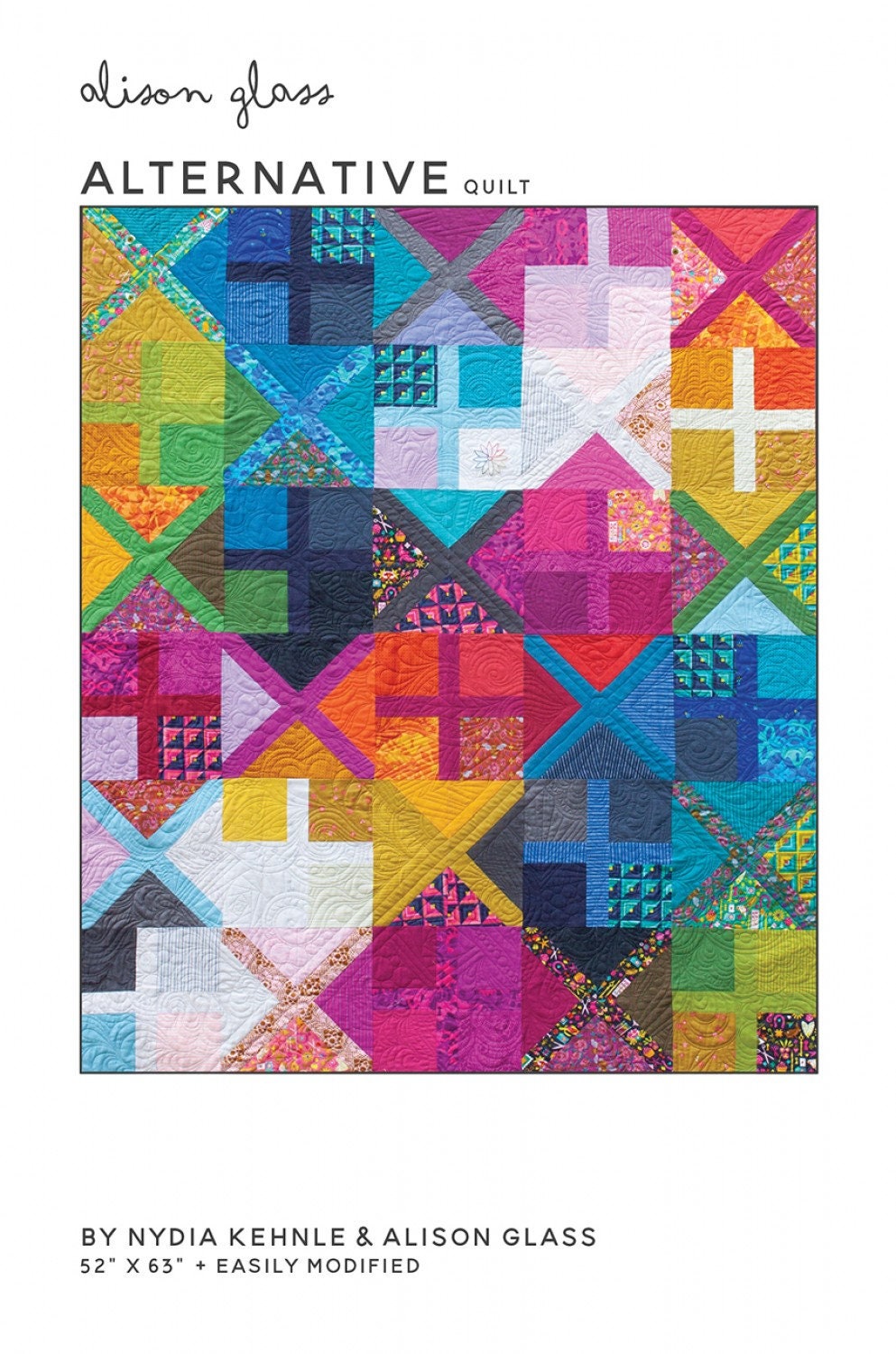 Alternative Quilt by Alison Glass - 52" x 63" Modern Quilt Pattern