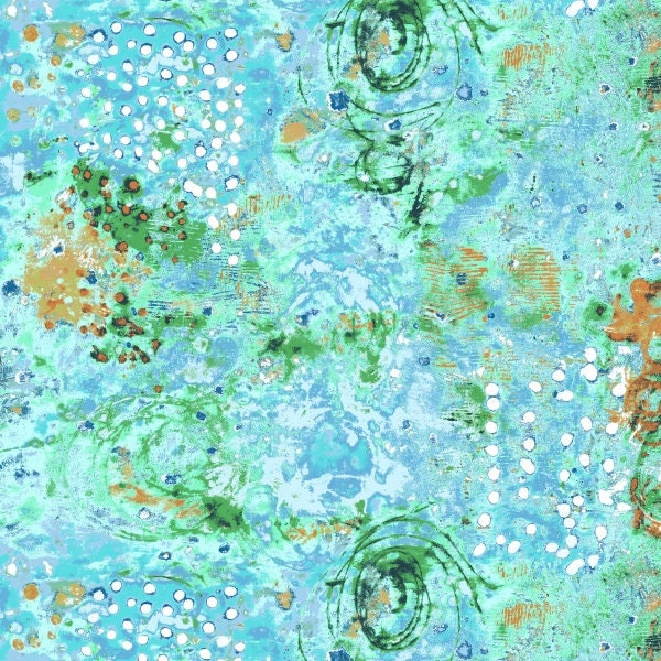Spotted Graffiti from Windham Fabrics - 1/2 Yard Sea Glass Modern Graffiti