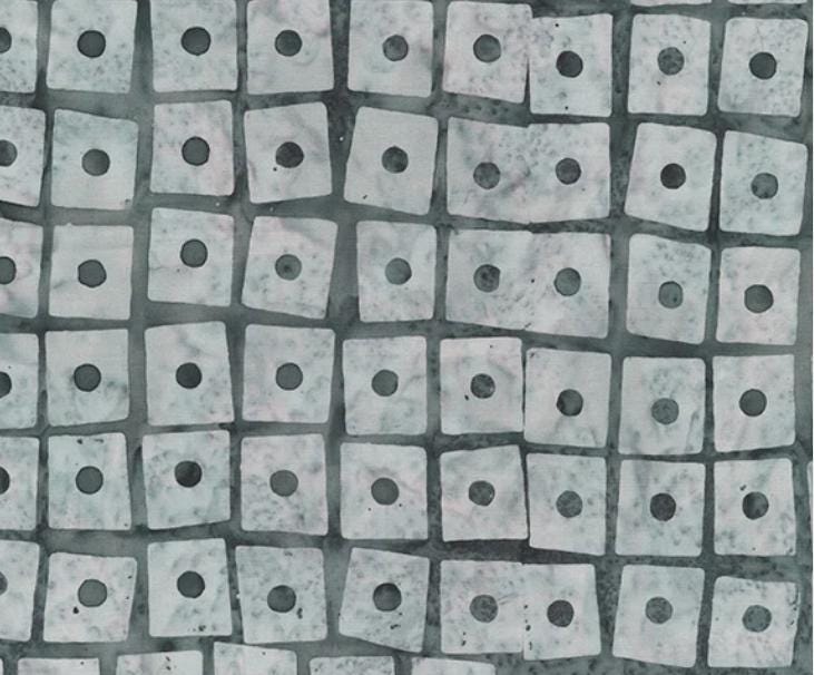 Block in Cement from Stenographers Notebook by Marcia Derse for Windham Fabrics - 1/2 Yard -