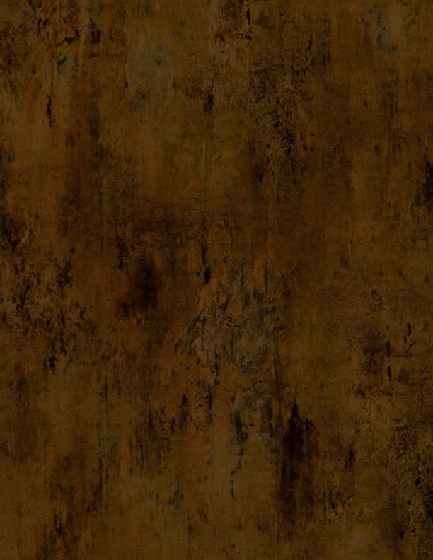 Essentials Vintage Texture from Wilmington Prints - Half Yard Dark Chocolate Distressed Blender - Brown Blender - 89233-229