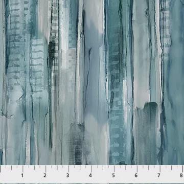 City Harbor by Deborah Edwards and Melanie Samra for Northcott Fabrics- 1/2 Yard Faded Skyscraper blender