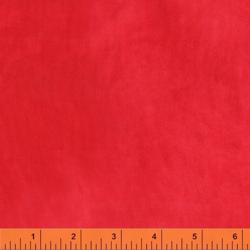 Matador from Palette by Marcia Derse for Windham Fabrics - Half Yard Red Blender - 37098-53