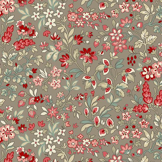 Tropical in Stormcloud from Tradewinds by Renee Nanneman for Andover Fabric - Half Yard - A-809-C