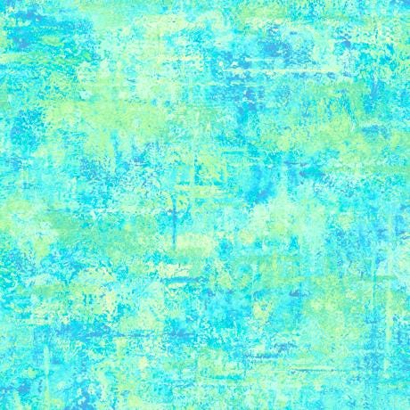 Aqua from Vibe 45" for QT Fabrics - 1/2 Yard - Mottled Sea Glass Blue Green Blender