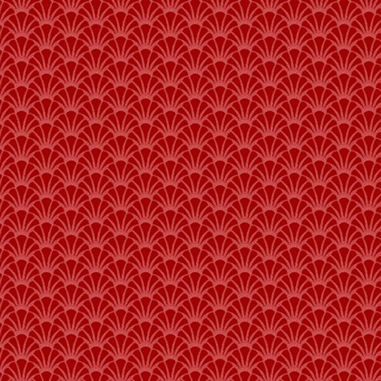 Shells in Lava from Tradewinds by Renee Nanneman for Andover Fabric - Half Yard - A-816-R