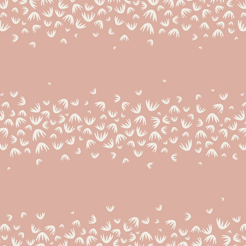 Ballerina Fusion from Art Gallery Fabrics - 1/2 Yard Magija - Dandelion Fluff on Peach