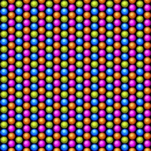 Disco Tech from Studio E Fabrics - 1/2 Yard Set Techno Dots - Bright Dots on Black