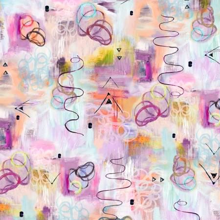 Abstract Allover from Awakening for PB Textiles - 1/2 Yard