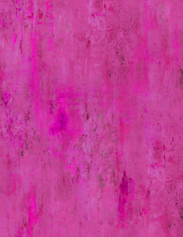 Essentials Vintage Texture from Wilmington Prints - Half Yard Hot Pink Distressed Blender - 89233-336