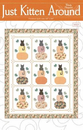 Just Kitten Around Pattern by Wendy Sheppard - 69"x84" Pattern