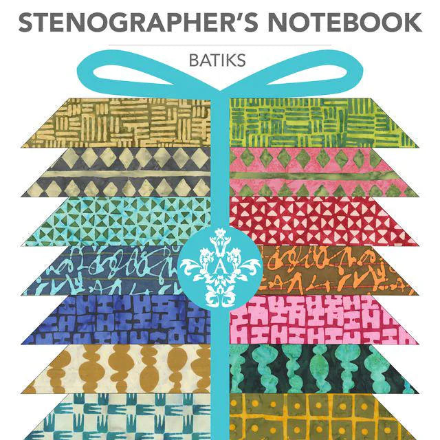 Stenographer's Notebook Fat Quarter Bundle by Marcia Derse for Anthology Fabrics- 34 Fabrics