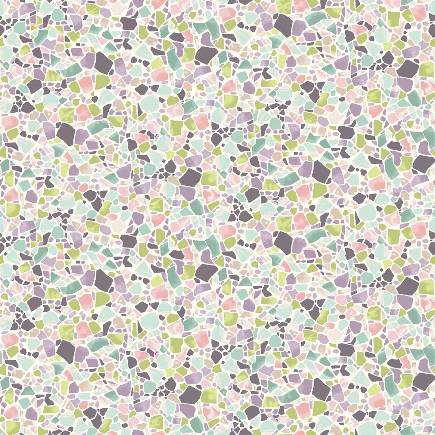 My Sunroom by Goldi L. Studio for Henry Glass - 1/2 Yard Muted Mosaic - 1903 3