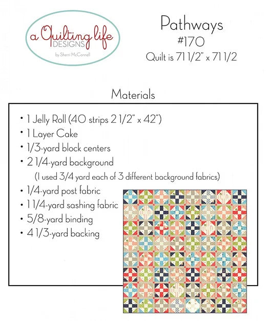 Pathways Quilt Pattern from Quilting Life