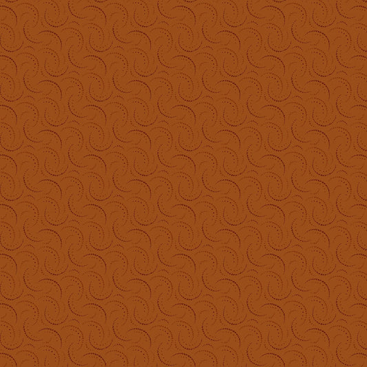 Cheddar and Coal from Marcus Fabrics - 1/2 Yard Rust North Wind