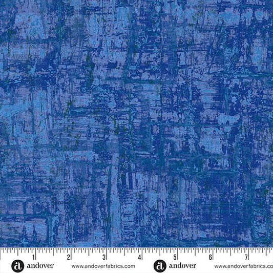 Nitty Gritty by Jordan Fabrics for Andover - 1/2 Yard Lapis Blue Blender - A-1434-B1