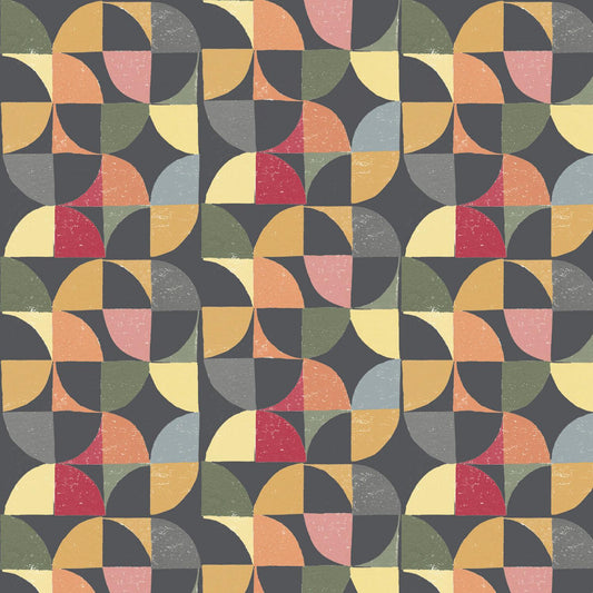 Retro Geo from Chicken Scratch for P&B Textiles - 1/2 Yard