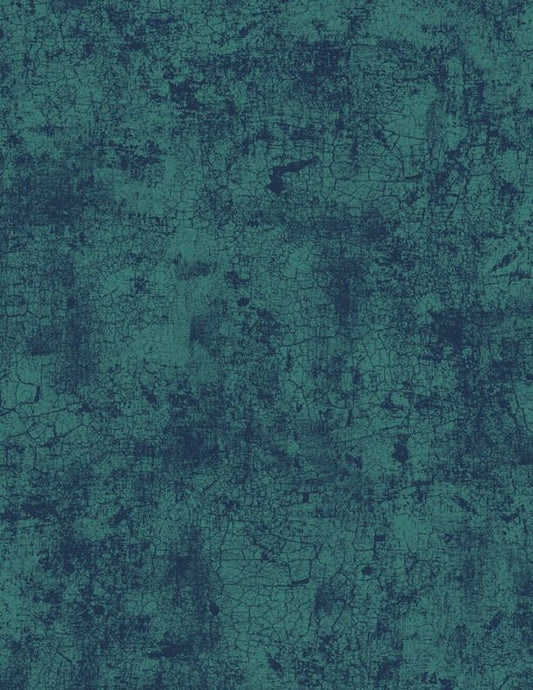Essentials Cracked Glass from Wilmington Prints - Half Yard Teal Blender - 89235-474