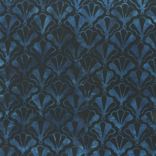 25% Off - Touch the Sky from Anthology Batiks - 1/2 Yard Blue Batik