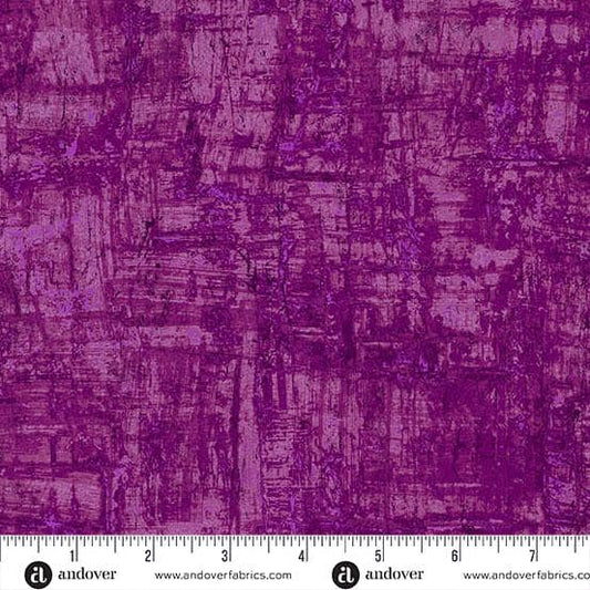 Nitty Gritty by Jordan Fabrics for Andover - 1/2 Yard Plum Blender - Purple Blender - A-1434-E