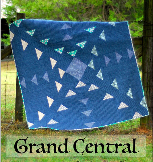 Grand Central Pattern from Sweet Tea Pattern Co. - Fat quarter friendly, finished size 60" x 60"