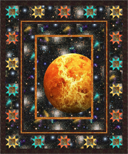 In the Sky Quilt Pattern from Gourmet Quilter - 58" x 70" Panel Quilt Pattern