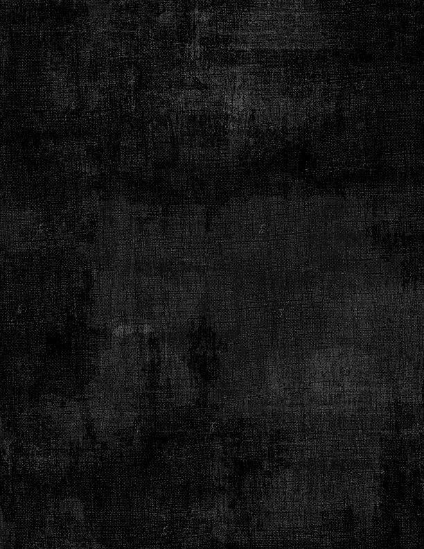 Dry Brush from Wilmington Prints - Half Yard Jet Black Blender - 900