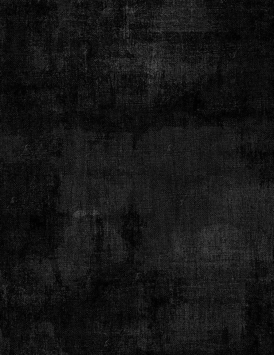 Dry Brush from Wilmington Prints - Half Yard Jet Black Blender - 900