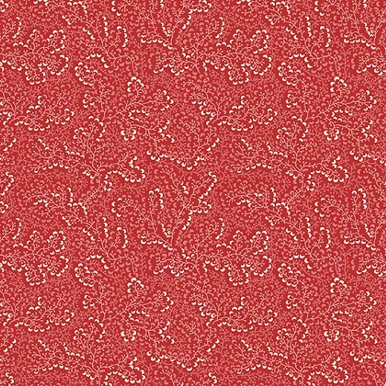 Coralberry in Lava from Tradewinds by Renee Nanneman for Andover Fabric - Half Yard - A-814-R