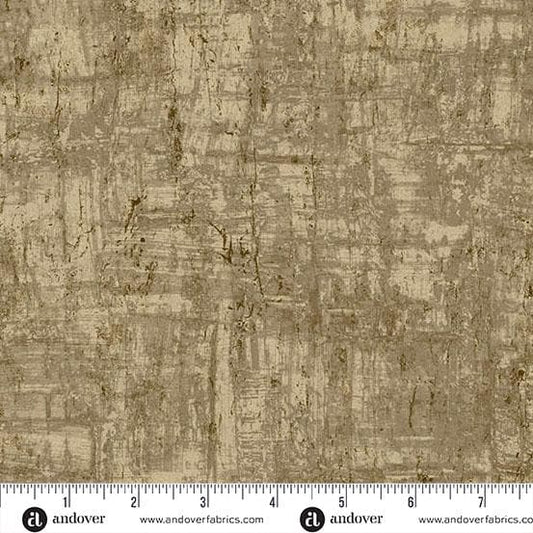 Nitty Gritty by Jordan Fabrics for Andover - 1/2 Yard Granite - Tan Blender - A-1434-N3