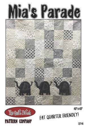 Mia's Parade Pattern from The Sugar Pine Company - Fat Quarter Friendly Baby Quilt 40" x 45"