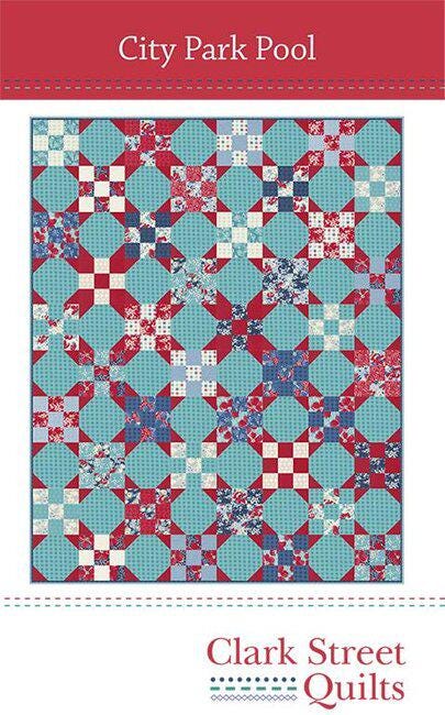 City Park Pool Quilt Pattern from Clark Street Quilts