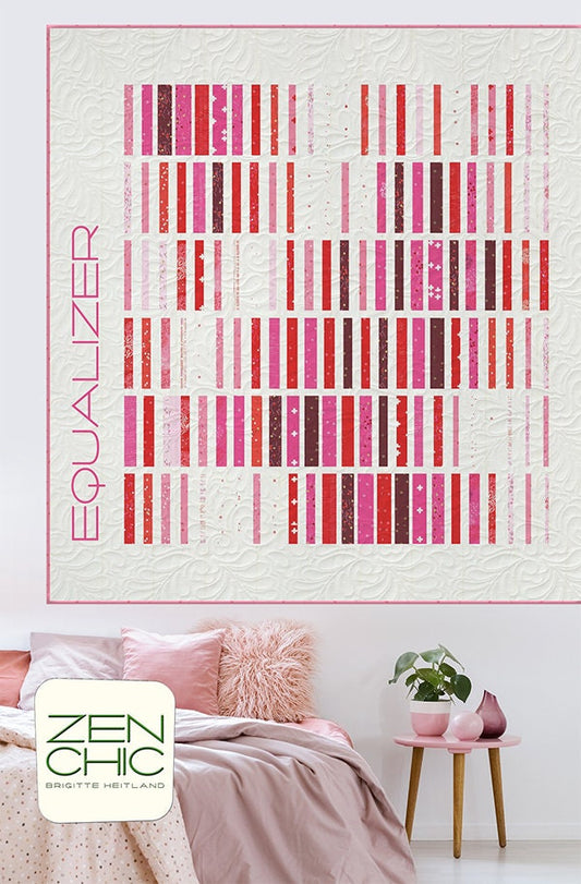 The Equalizer by Zen Chic - Modern Jelly Roll Friendly Quilt Pattern