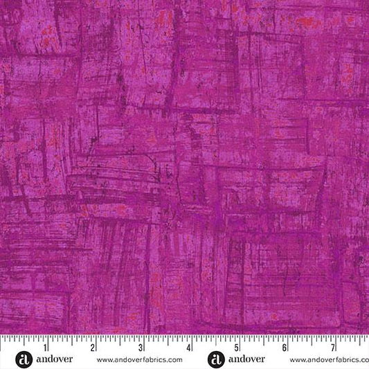 Nitty Gritty by Jordan Fabrics for Andover - 1/2 Yard Fuchsia Pink Blender - A-1434-LE