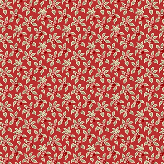 Plumeria in Lava from Tradewinds by Renee Nanneman for Andover Fabric - Half Yard - A-813-R