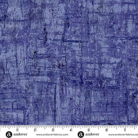 Nitty Gritty by Jordan Fabrics for Andover - 1/2 Yard Indigo Blue Blender - A-1434-B2