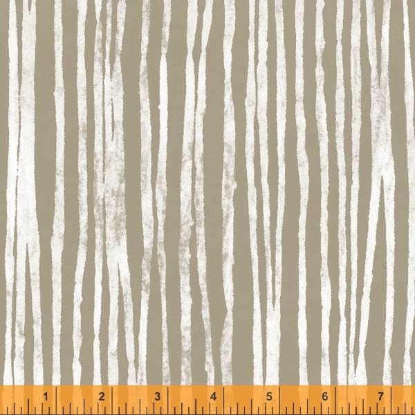Cloudstone from Line by Marcia Derse from Windham Fabrics - 1/2 Yard Tan and White lines