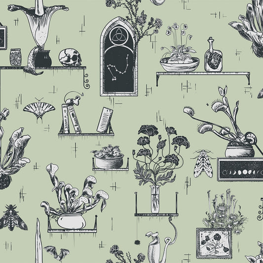 Transylvanian Studies from RJR Fabrics - 1/2 Yard Sage the Killers