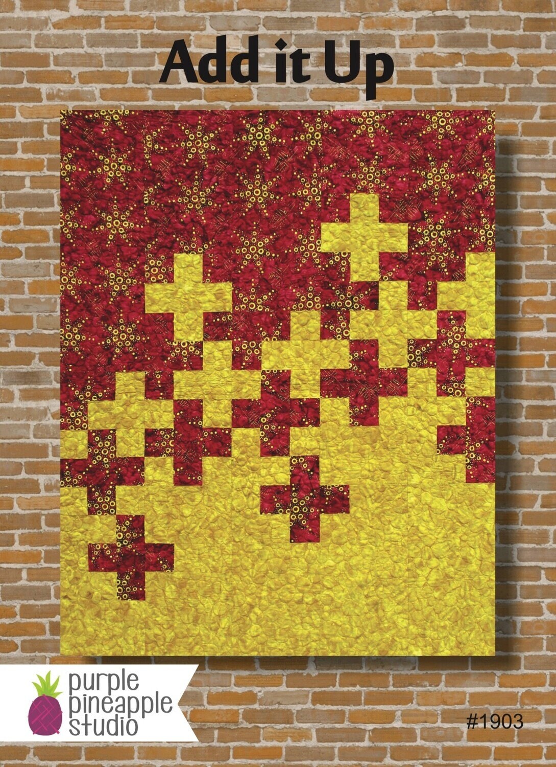 Add it Up Quilting Pattern - 60"x72" Quilting Pattern from Purple Pineapple studio