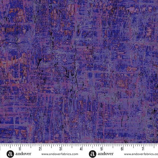 Nitty Gritty by Jordan Fabrics for Andover - 1/2 Yard Royal Purple Blender - A-1434-P1