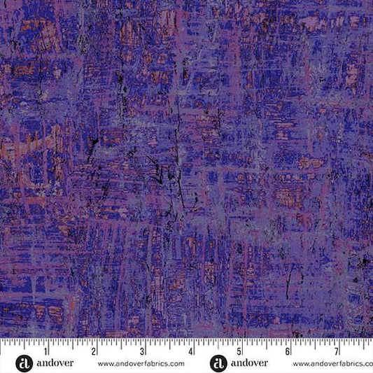 Nitty Gritty by Jordan Fabrics for Andover - 1/2 Yard Royal Purple Blender - A-1434-P1