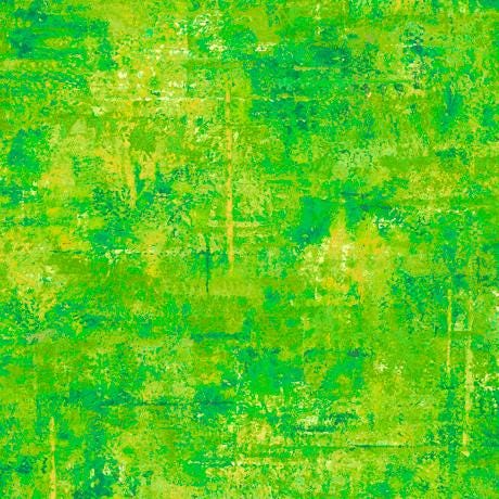Chartreuse from Vibe 45" for QT Fabrics - 1/2 Yard -  Mottled Green Yellow Blender