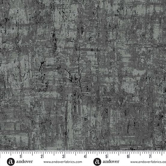 Nitty Gritty by Jordan Fabrics for Andover - 1/2 Yard Slate Gray Blender - A-1434-C